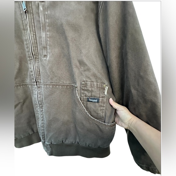 Wolverine work jacket heavy duty tobacco color SIZE  XXL PREOWNED *workwear - Picture 2 of 9